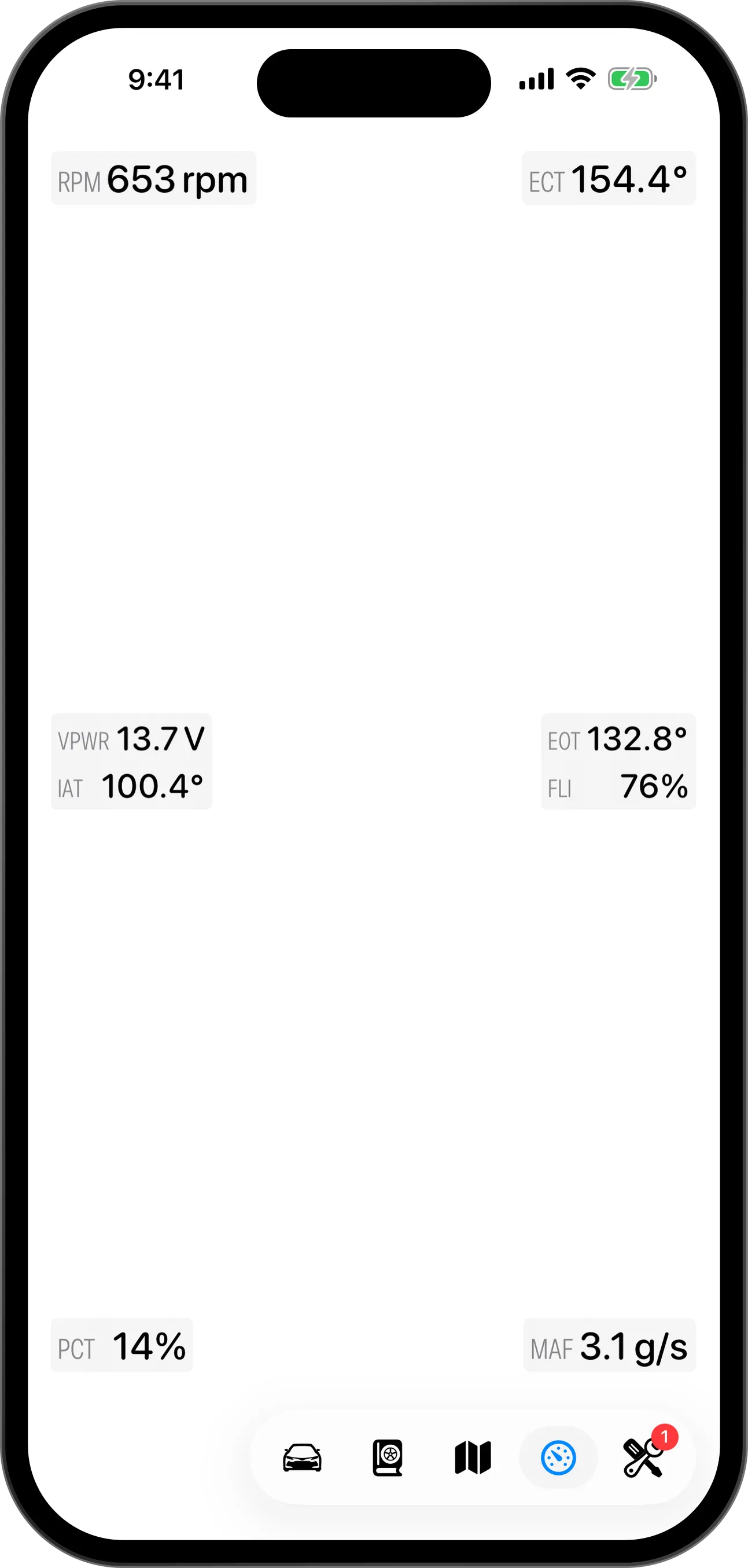 A dashboard, with a widget, the open space and its button in the context switcher marked